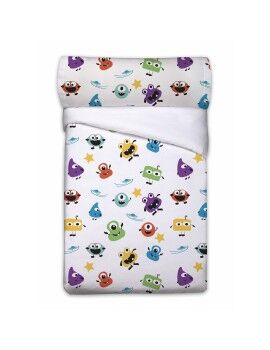 Juego de funda nórdica Pierre Cardin Monstruos Blanco Cama de 90 3 Piezas