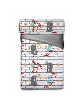 Juego de funda nórdica Hosteline YOUNG Gris Cama de 105 2 Piezas