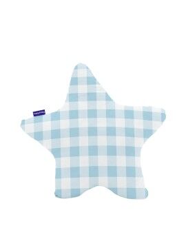 Almofada HappyFriday Basic Azul Estrela Vichy 50 x 50 cm