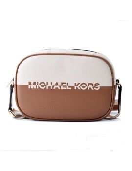 Mala a Tiracolo Michael Kors JET SET TRAVEL Castanho 22 x 15 x 6 cm