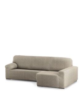 Capa para chaise longue de braço curto direito Eysa ROC Marrom Glacé Marrom claro 180 x 120 x 360 cm