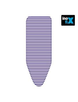 Capa para Tábua de Passar a Ferro Inofix Power Vap Azul 130 x 48 cm Às riscas