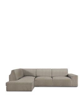 Capa para chaise longue de braço comprido esquerdo Eysa ROC Marrom Glacé Marrom claro 110 x 120 x...