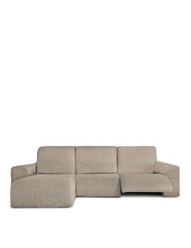 Capa para chaise longue de braço curto esquerdo Eysa ROC Marrom claro 120 x 120 x 360 cm