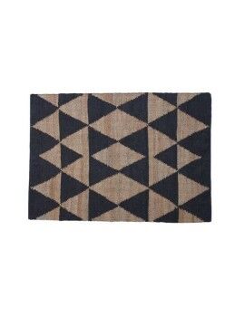 Alfombra Romimex Negro Natural 160 x 230 x 2 cm