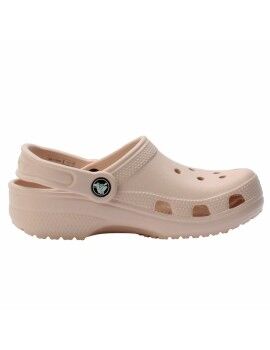 Zuecos Crocs Beige