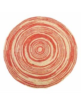 Tapete Alexandra House Living Castanho Fibra natural 120 x 120 cm Circular