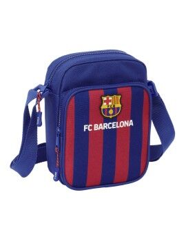 Bolso Bandolera F.C. Barcelona 24/25 Granate Azul marino 16 x 22 x 6 cm