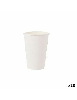 Set de Vasos Algon Cartón Blanco 45 Piezas 220 ml (20 Unidades)