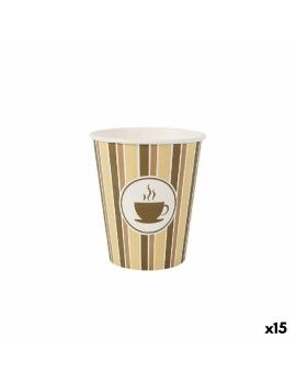 Conjunto de Copos Algon Cartão Café 30 Peças 250 ml (15 Unidades)