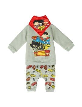 Conjunto Deportivo para Bebé Justice League Gris