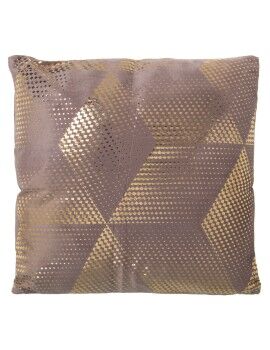 Almofada Alexandra House Living Cor de Rosa Dourado Têxtil 45 x 45 cm