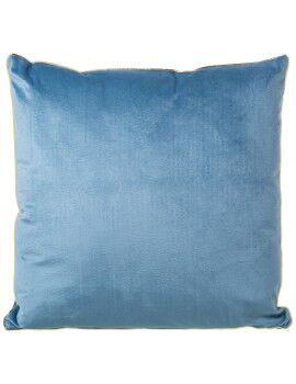 Almofada Alexandra House Living Azul Dourado Têxtil 45 x 45 cm