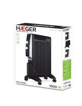 Aquecedor Haeger Top Mica Black 1500 W Preto