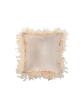 Almofada Home ESPRIT Cor de Rosa Plumas Chic 40 x 40 cm