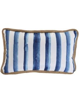 Cojín Home ESPRIT Azul Blanco 50 x 30 cm