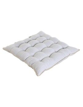 Almofada para cadeiras Home ESPRIT Branco 42 x 42 x 6 cm