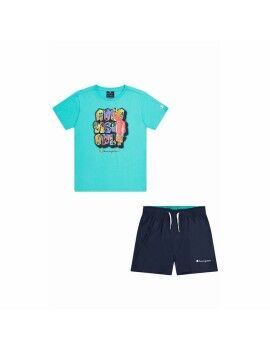 Conjunto Deportivo para Niños Champion Essential Agua