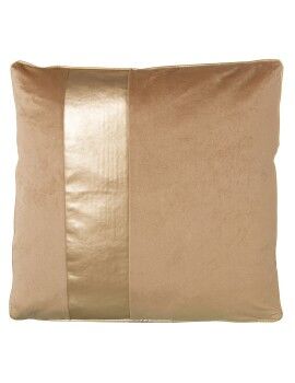 Almofada Alexandra House Living Dourado Veludo Têxtil 45 x 45 cm