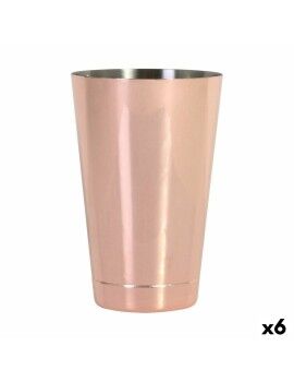 Vaso de mezclas Inde Acero Inoxidable Cobrizo Claro Cóctel 50 cl (6 Unidades)