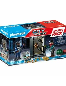 Playset Playmobil City Action Starter Pack Safe 70908