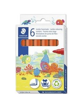 Rotuladores Staedtler Noris Club Naranja 6 Unidades