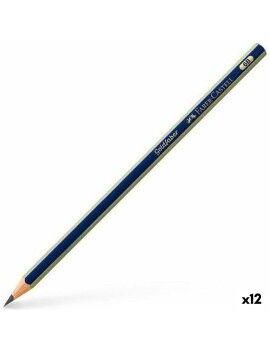 Lápis Faber-Castell GoldFaber 1221 Sextavado 6B (12 Unidades)