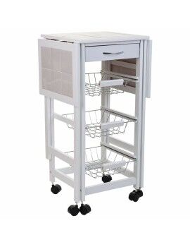 Carro de Cozinha Alexandra House Living Branco 37 x 79 x 91 cm