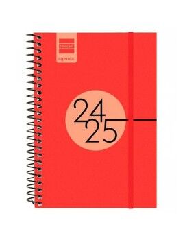 Agenda Finocam SVH Rojo 12 x 17,1 cm 2024-2025