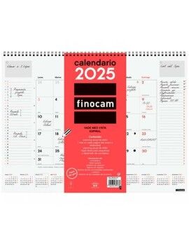 Calendario de Sobremesa Finocam Papel 42 x 31 cm 2025