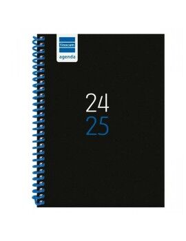 Agenda Finocam DIVA Negro 1/8 12 x 16,4 cm 2024-2025