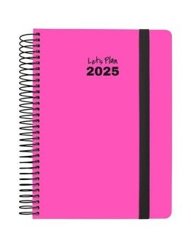 Agenda Grafoplas NEON Fucsia A5 14,8 x 21 cm 2025