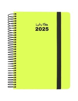 Agenda Grafoplas NEON Amarelo A5 14,8 x 21 cm 2025