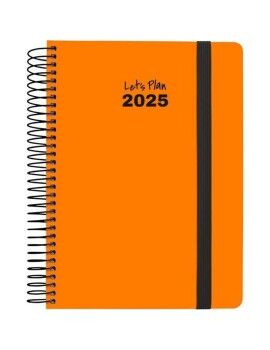 Agenda Grafoplas NEON Laranja A5 14,8 x 21 cm 2025