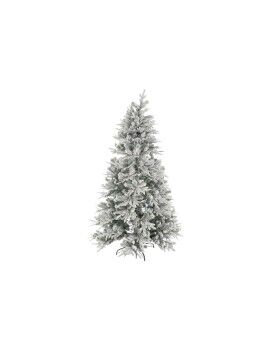 Árbol de Navidad Home ESPRIT Blanco Polietileno Nevado 120 x 120 x 210 cm