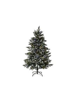 Árbol de Navidad Home ESPRIT Verde Metal Polietileno Nevado 110 x 110 x 150 cm