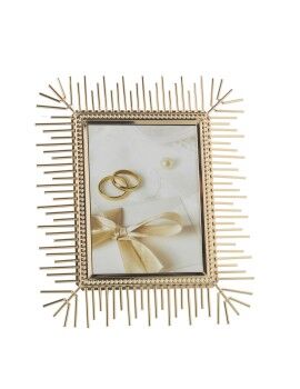 Moldura de Fotos Alexandra House Living Dourado Cristal 27 x 2 x 32 cm