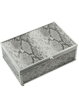 Caja-Joyero Alexandra House Living Gris Cristal 15 x 6 x 10 cm