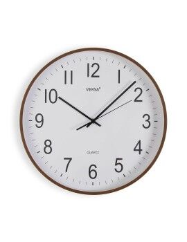 Reloj de Pared Versa Plástico Cuarzo Madera MDF 5,5 x 40 x 40 cm