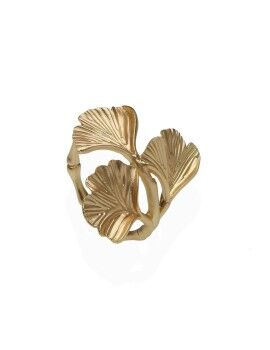 Argola de guardanapo Versa Dourado Metal Liga de Zinco 4 x 4,5 x 5,5 cm