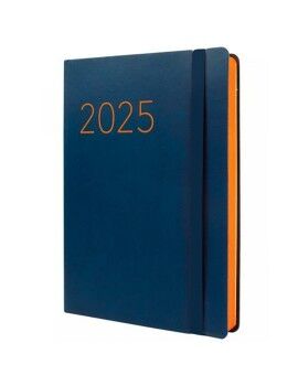 Agenda Finocam FLEXI Azul A5 14,8 x 21 cm 2025 Lisa