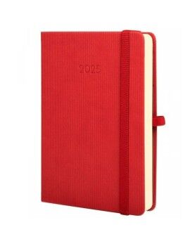 Agenda Finocam MINIMAL Rojo 11,8 x 16,8 cm 2025