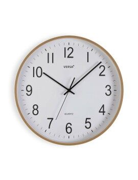 Reloj de Pared Versa Plástico Cuarzo Madera MDF 5,5 x 40,5 x 40,5 cm