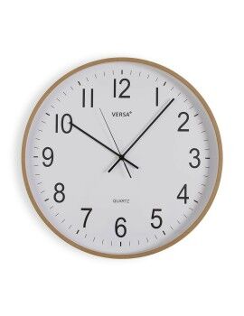 Reloj de Pared Versa Plástico Cuarzo Madera MDF 5,2 x 50 x 50 cm