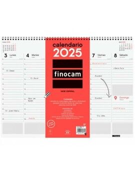 Calendario de Sobremesa Finocam Papel 42 x 31 cm 2025 Semana vista