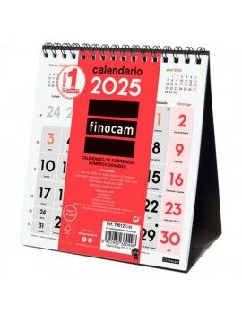 Calendário de Mesa Finocam Papel 14 x 15 cm 2025