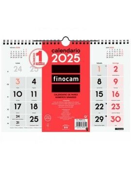 Calendario de pared Finocam Papel 2025 30 x 21 cm