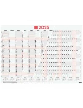 Calendario de pared Finocam Papel 2025 68 x 48,5 cm