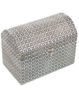 Caja-Joyero Alexandra House Living Plateado Metal 25 x 18 x 15 cm