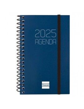 Agenda Finocam OPAQUE Azul Mini 7,9 x 12,7 cm 2025